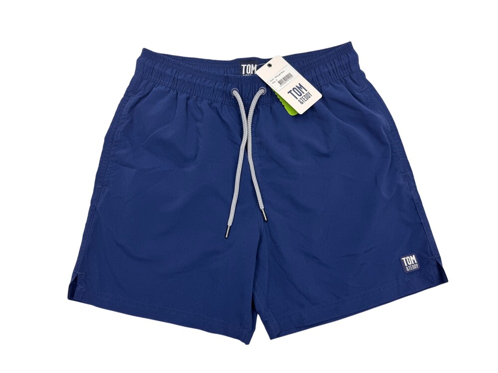 Tom & Teddy Swim Trunks Mens Small Midnight Blue Quick Dry Lined Shorts New